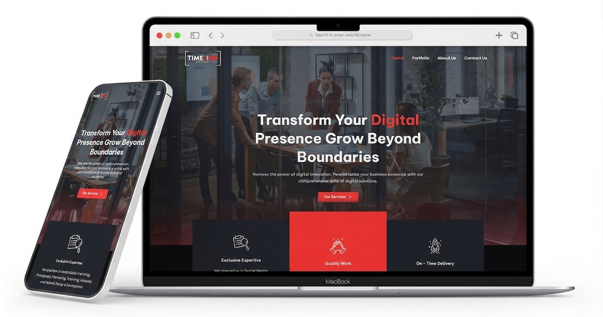 Website Design Mockup